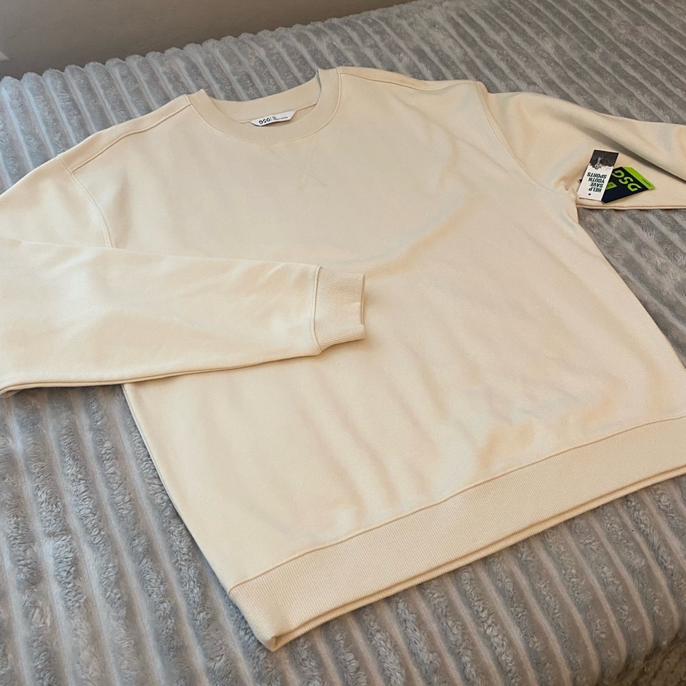 New DSG cream sweatshirt